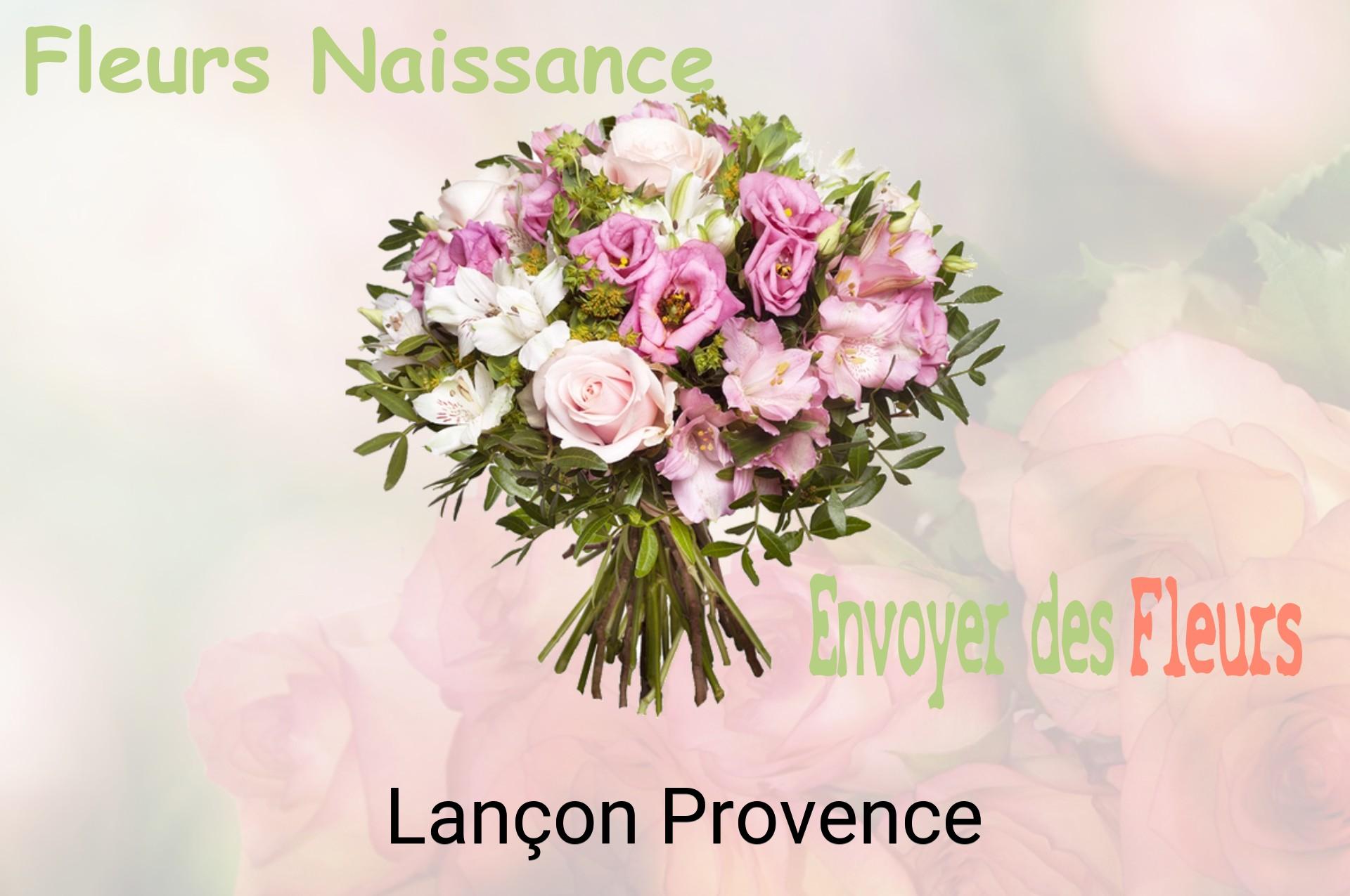 Bouquet de fleurs de naissance livré à Lançon-Provence